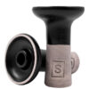 s bowl phunnel for shisha tobacco in grey matt black color