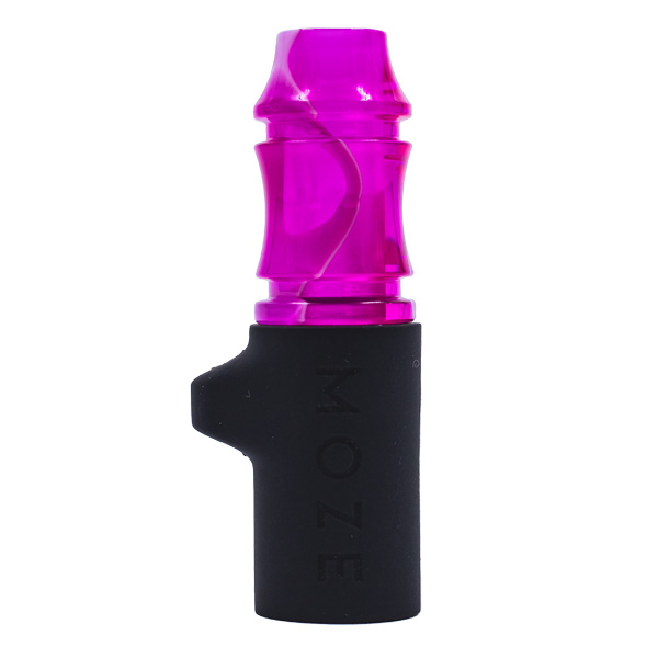 shishalove x moze shisha mouthtip in wavy pink color with silicon