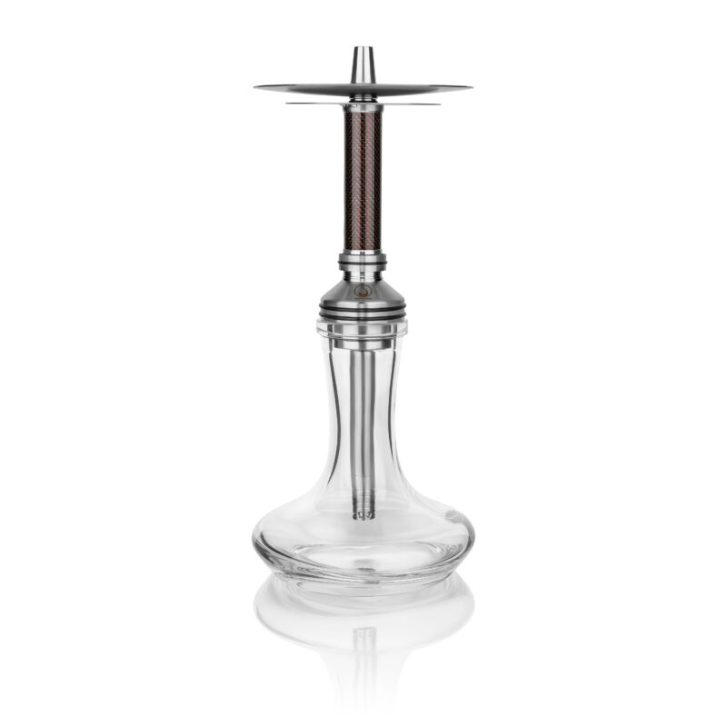 steamulation xpansion mini shisha with carbon black red color sleeve
