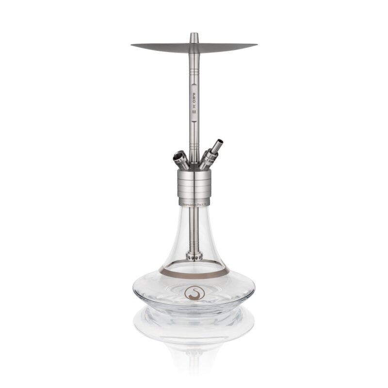 steamulation pro x iii model with clear vase
