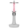 moze shisha squad silver with frosted vase and wavy pink sleeve