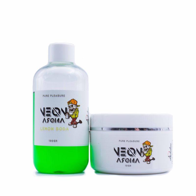 neon aroma shisha flavors tobacco 200gr from cellulose fibre, glycerine and flavourings with lemon soda flavor