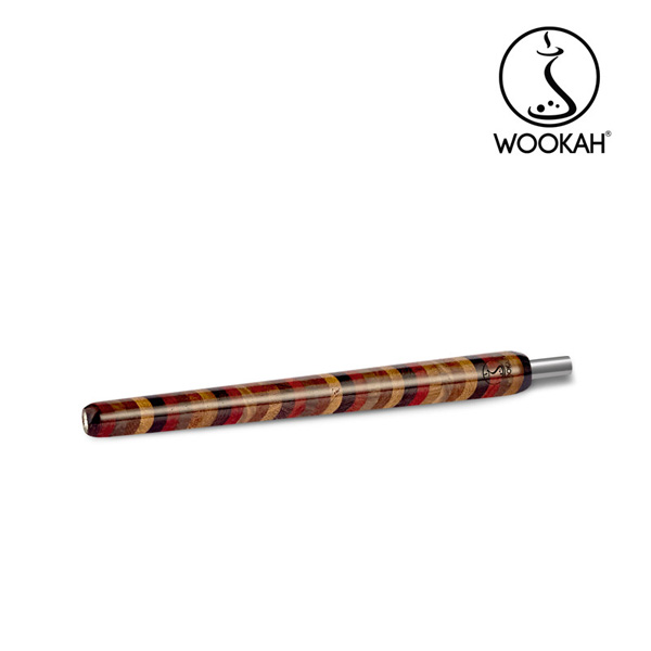 wookah hookah wooden mouthpiece in rainbow color that contains all the wookah wood patterns